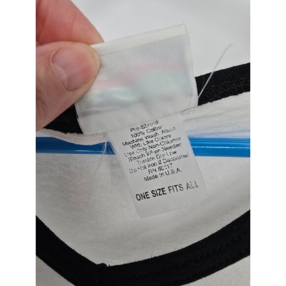 EMERSON STREET Womens Sleepshirt Whte Short Sleeve 'In a Meeting One Size - Picture 4 of 5